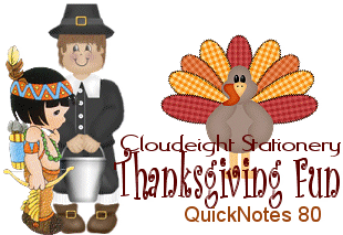 Welcome Cloudeight Members! Thanksgiving Fun-QuickNotes 80