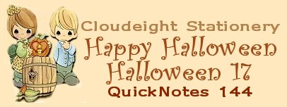 Cloudeight Stationery- Happy Halloween - QuickNotes144- Halloween 17 - Free stationery for Halloween
