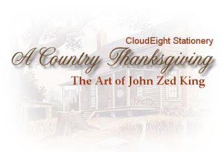 A Country Thanksgiving: The Art of John Zed King, Free Email Stationery by CloudEight