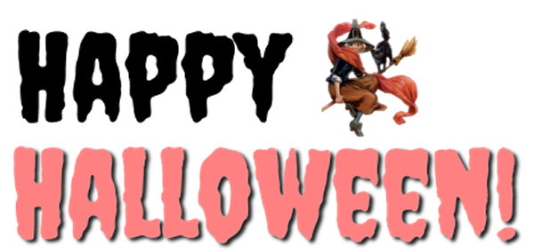Happy Halloween (Creepster font from 1001 Fonts).  Cloudeight InfoAve