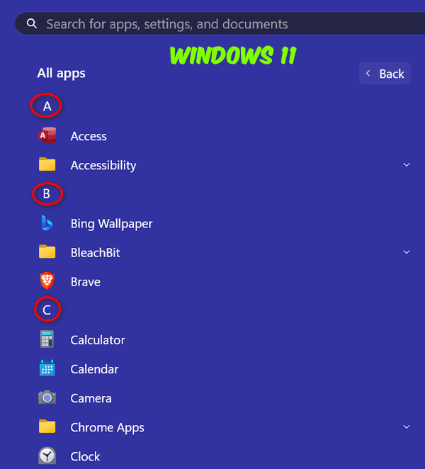 Windows 11 Start Menu - Cloudeight InfoAve