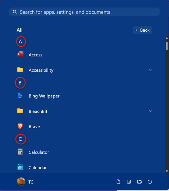 Windows 11 Main Start Menu - Cloudeight InfoAve